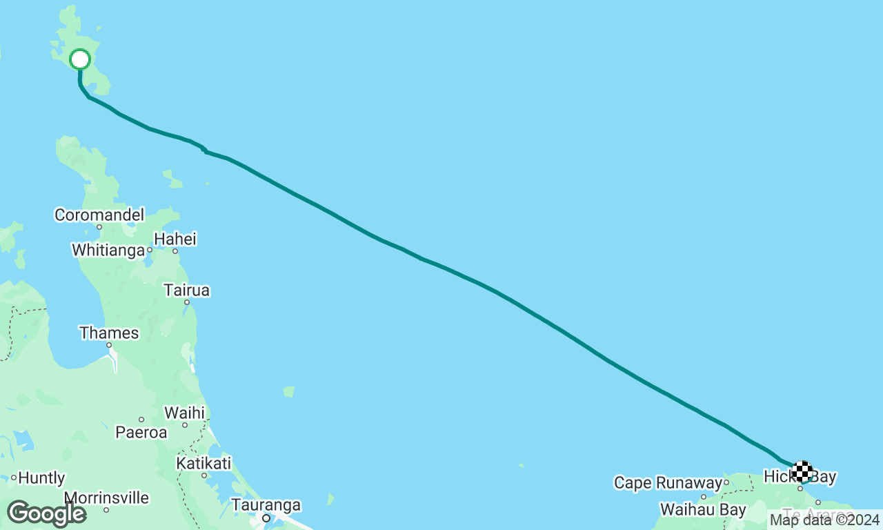 leg 2 Great Barrier Island to Hicks Bay