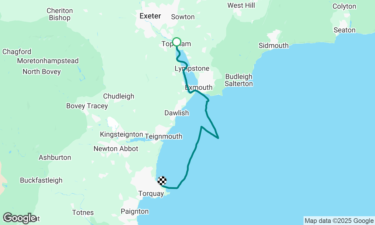 To Topsham for engineer’s assessment then to Anstys Cove