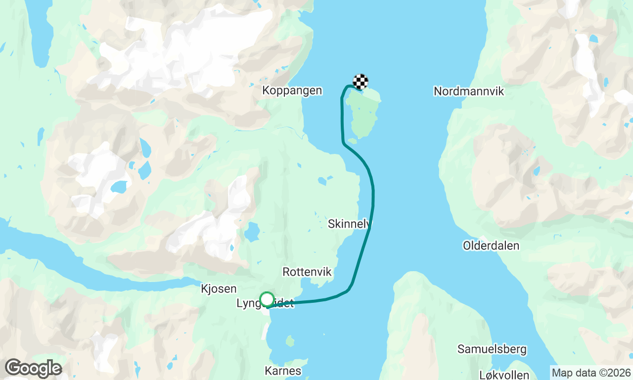 Voyage map
