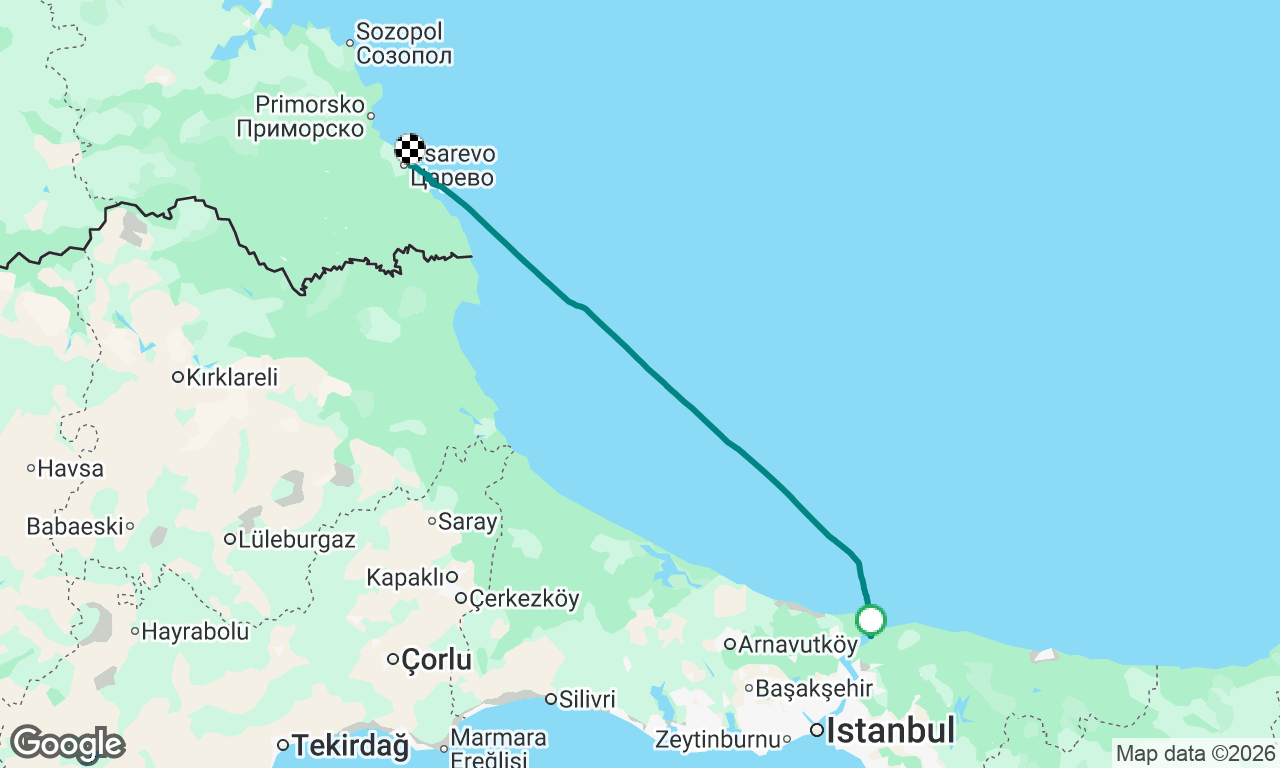 Voyage map