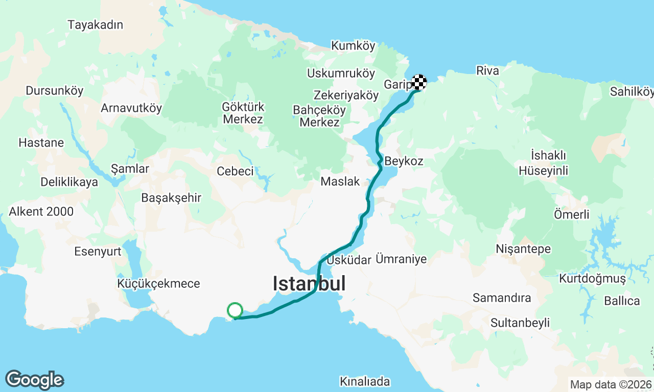 Voyage map