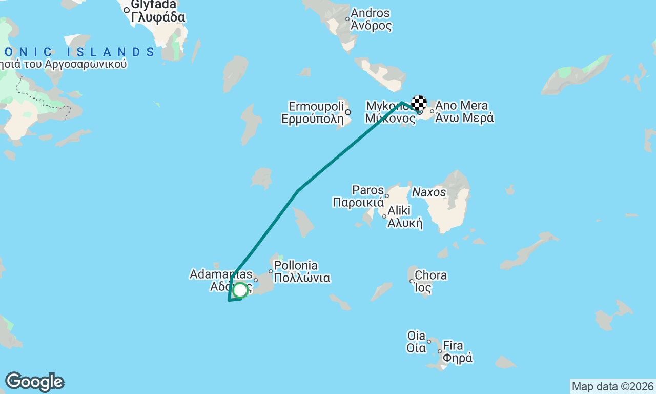 Voyage map