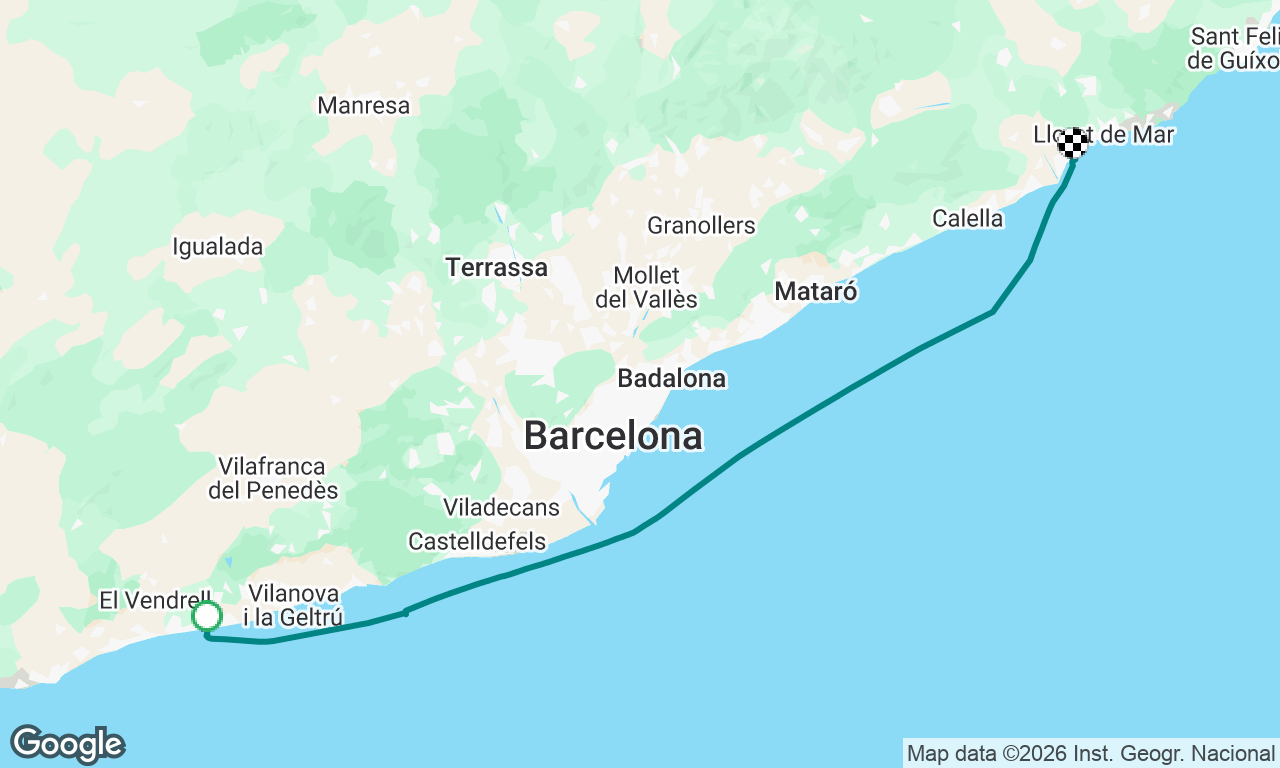 Voyage map