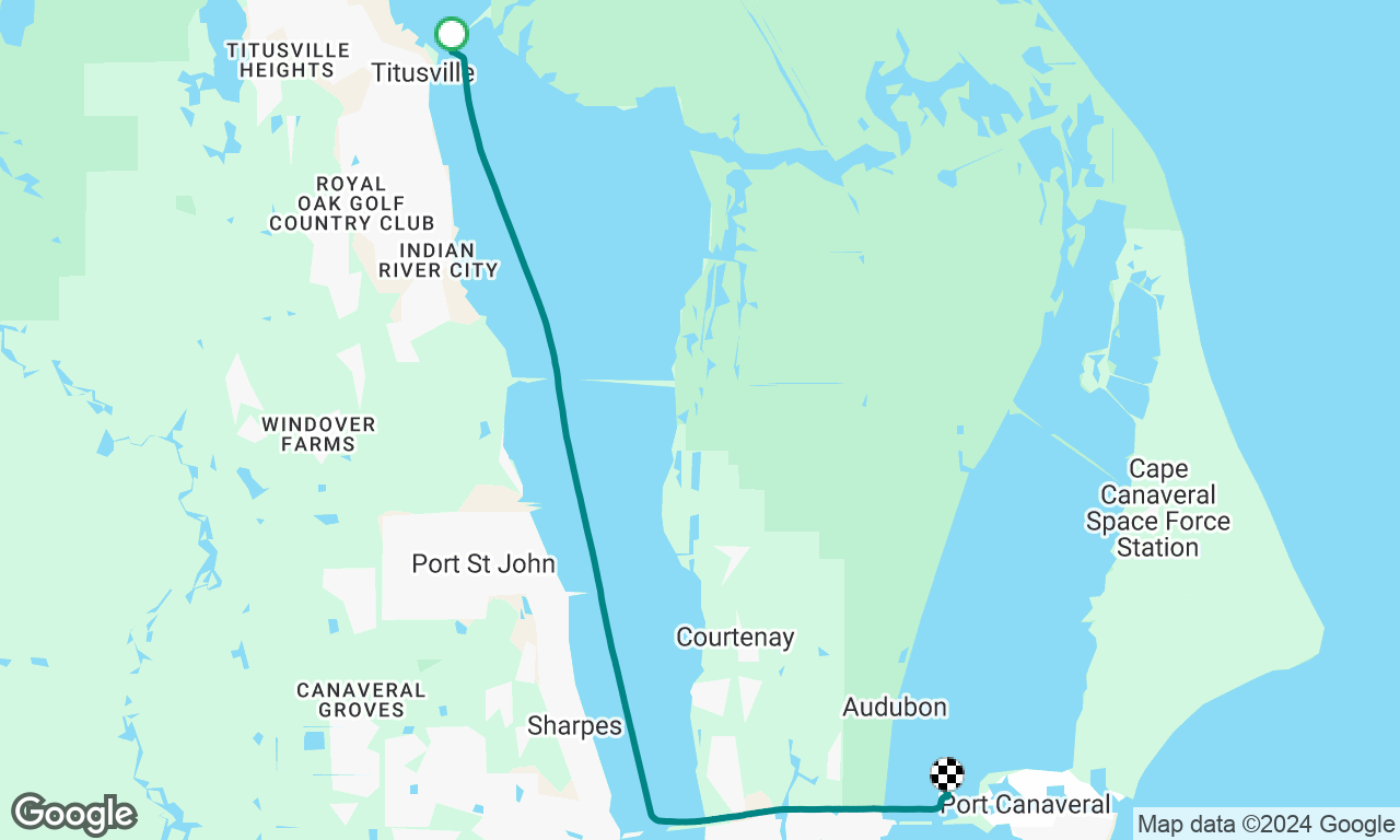 Titusville to Port Canaveral