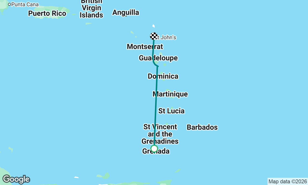 Voyage map
