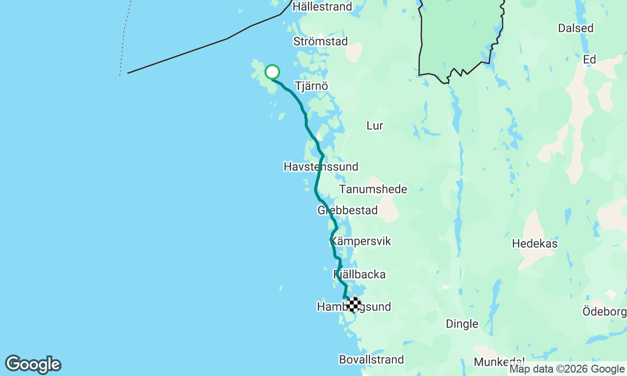 Koster to Kungshamn, Sweden