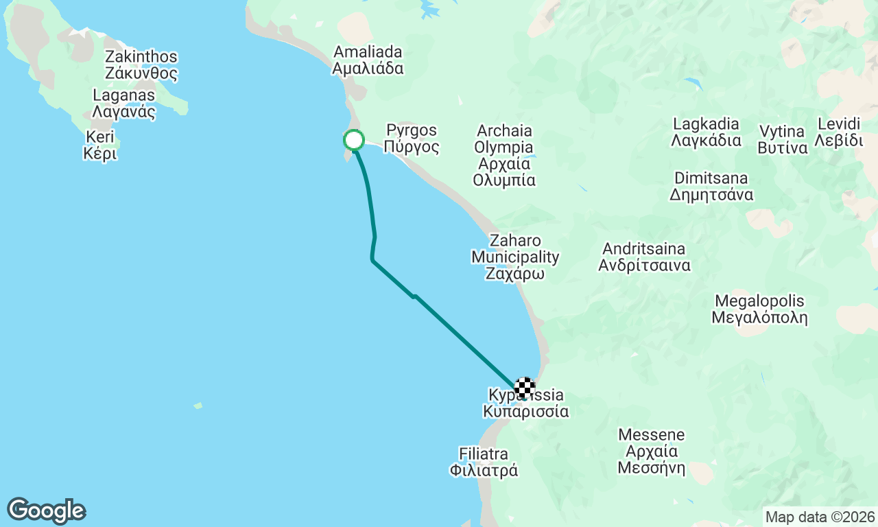 Voyage map