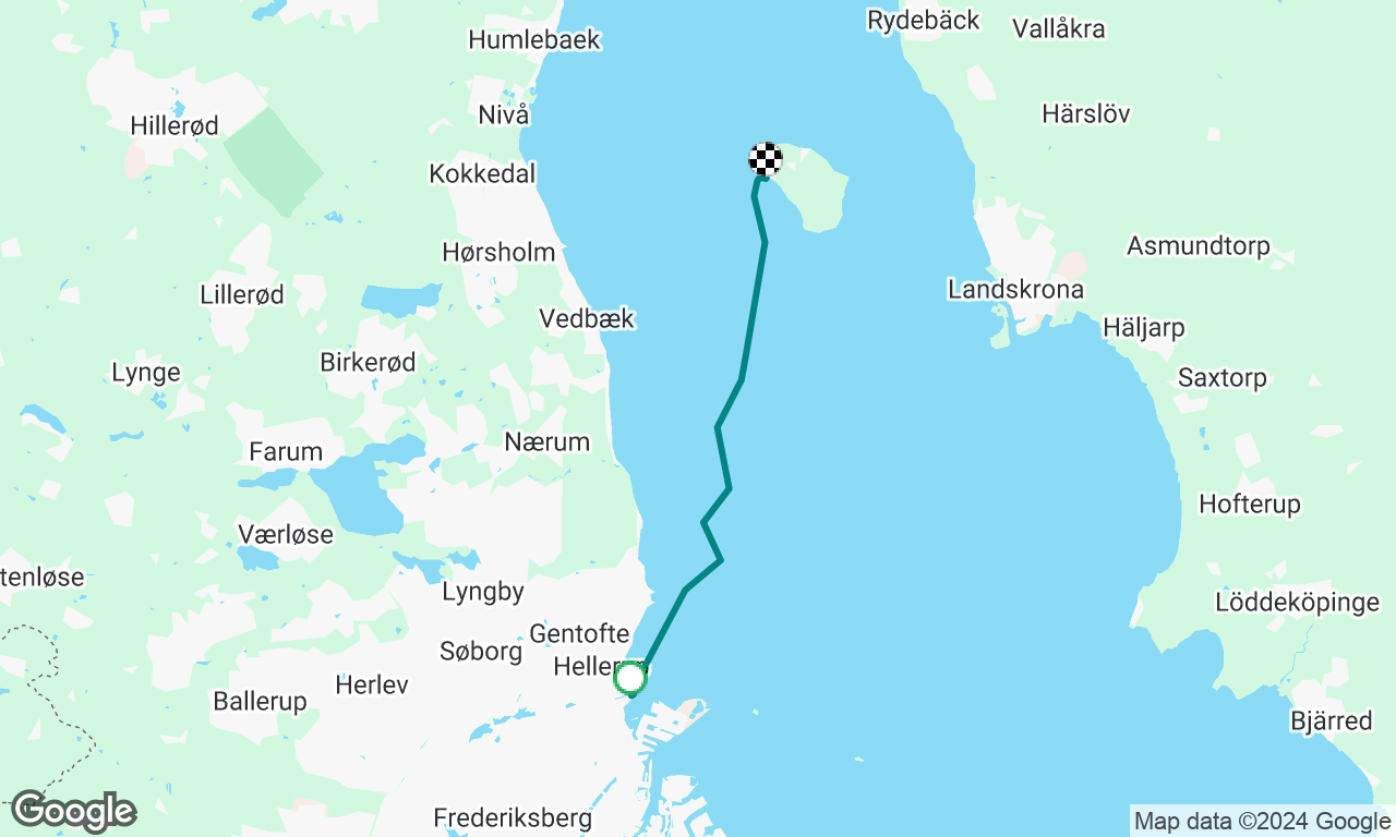 04/10/24 Tuborg harbor to Kyrkbacken harbor (Sweden)