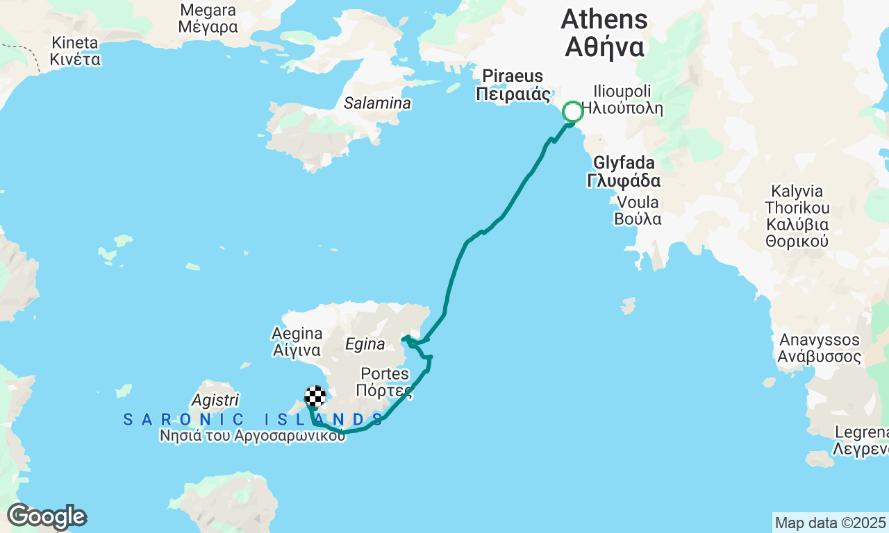 Athens to Perdika, Aigina