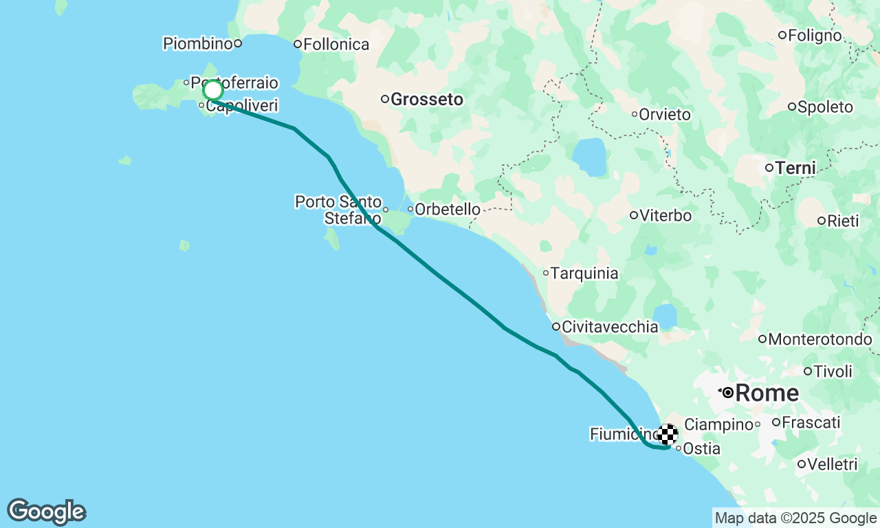 Elba to Rome 