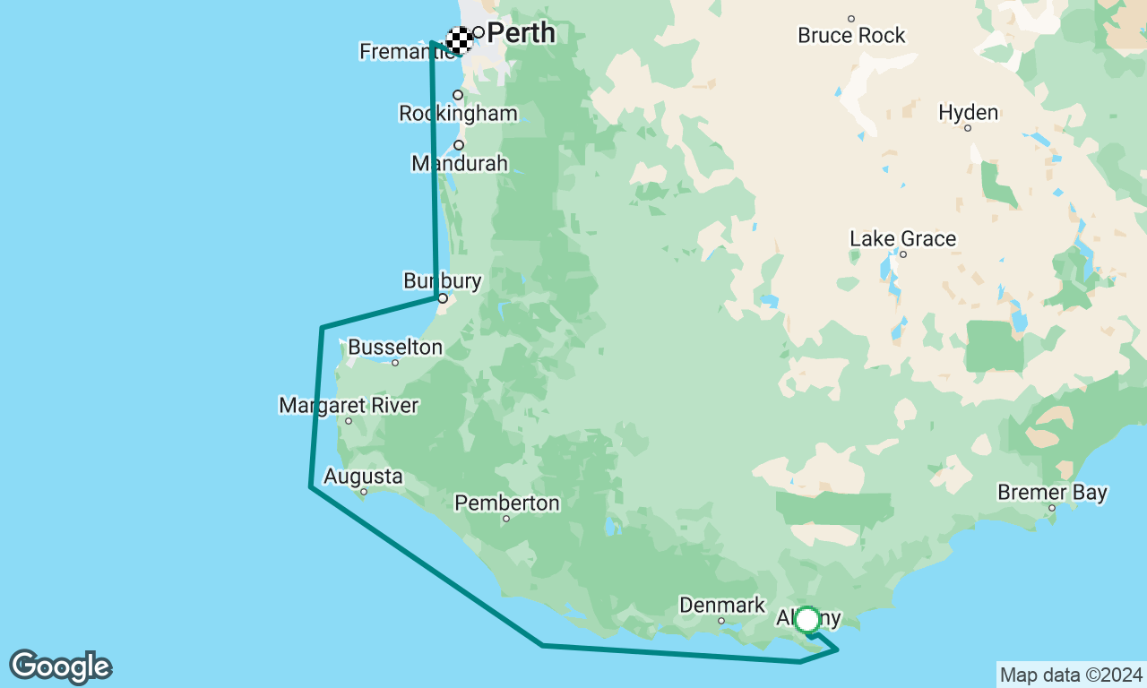 Albany to Fremantle New Year 2024