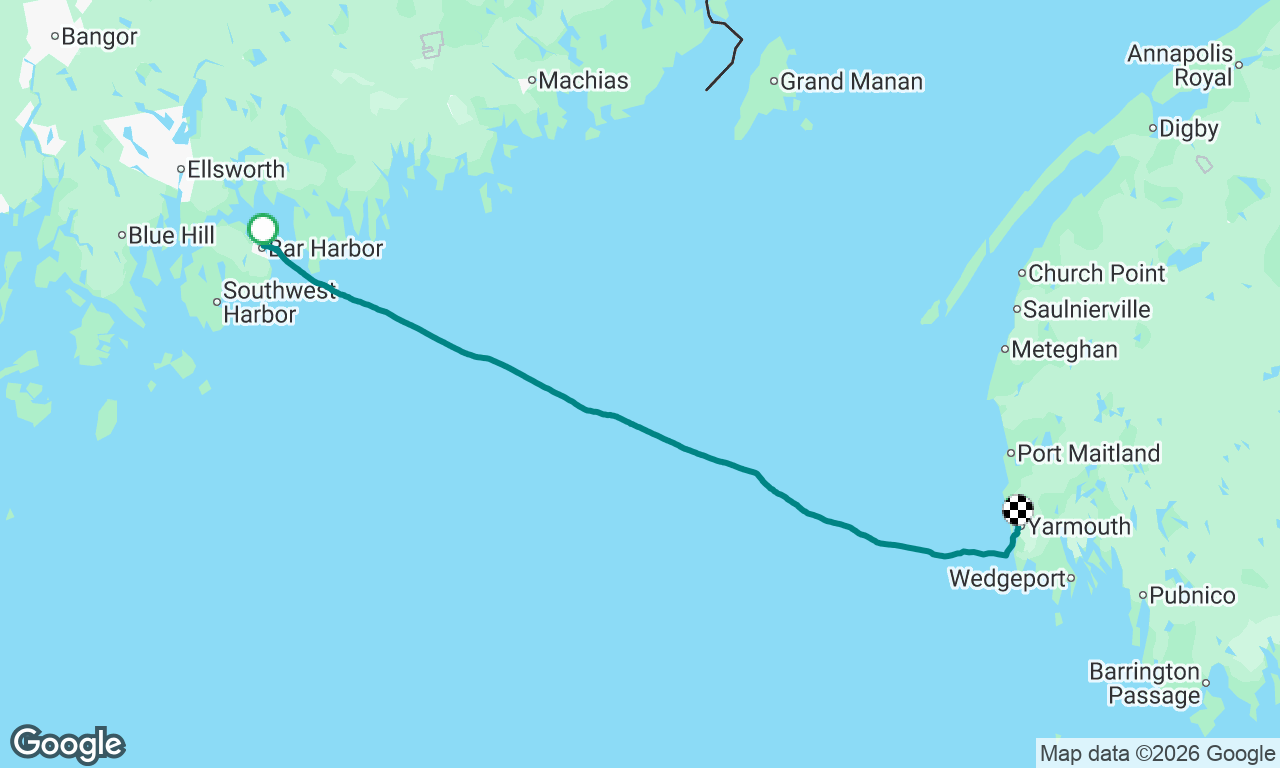 Bar Harbor to Yarmouth