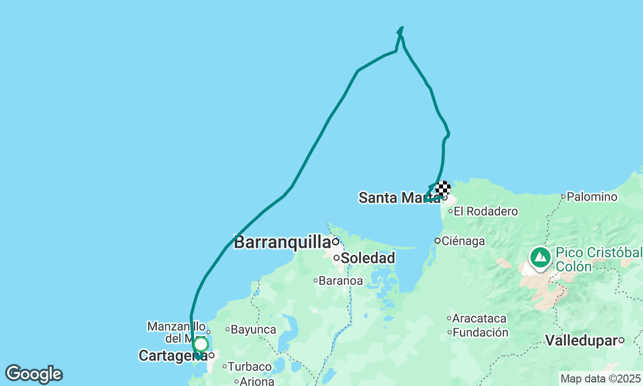 Cartagena, Colombia - Santa Marta, Colombia