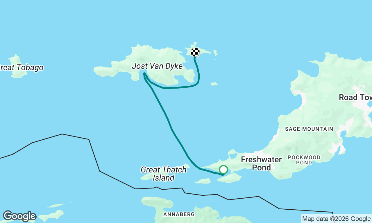 Sopers Hole to Little Jost van Dyke via Great Harbour