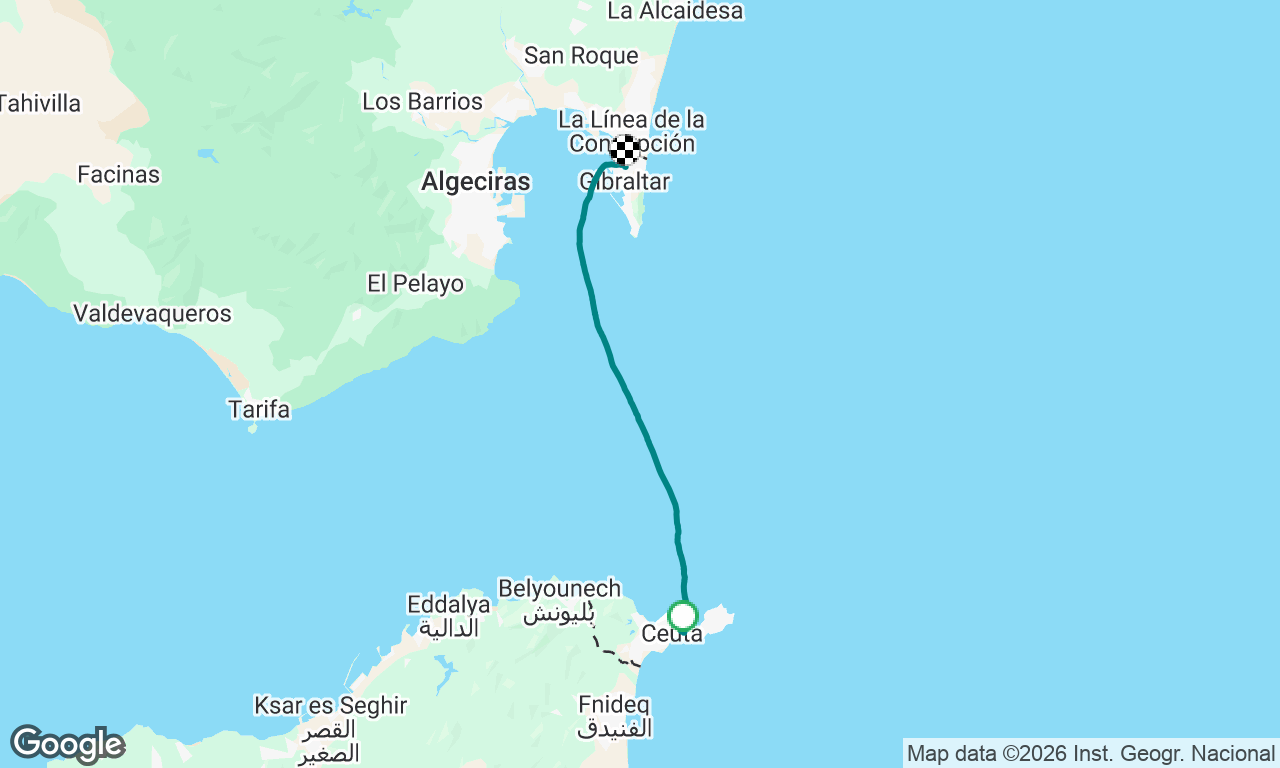Voyage map