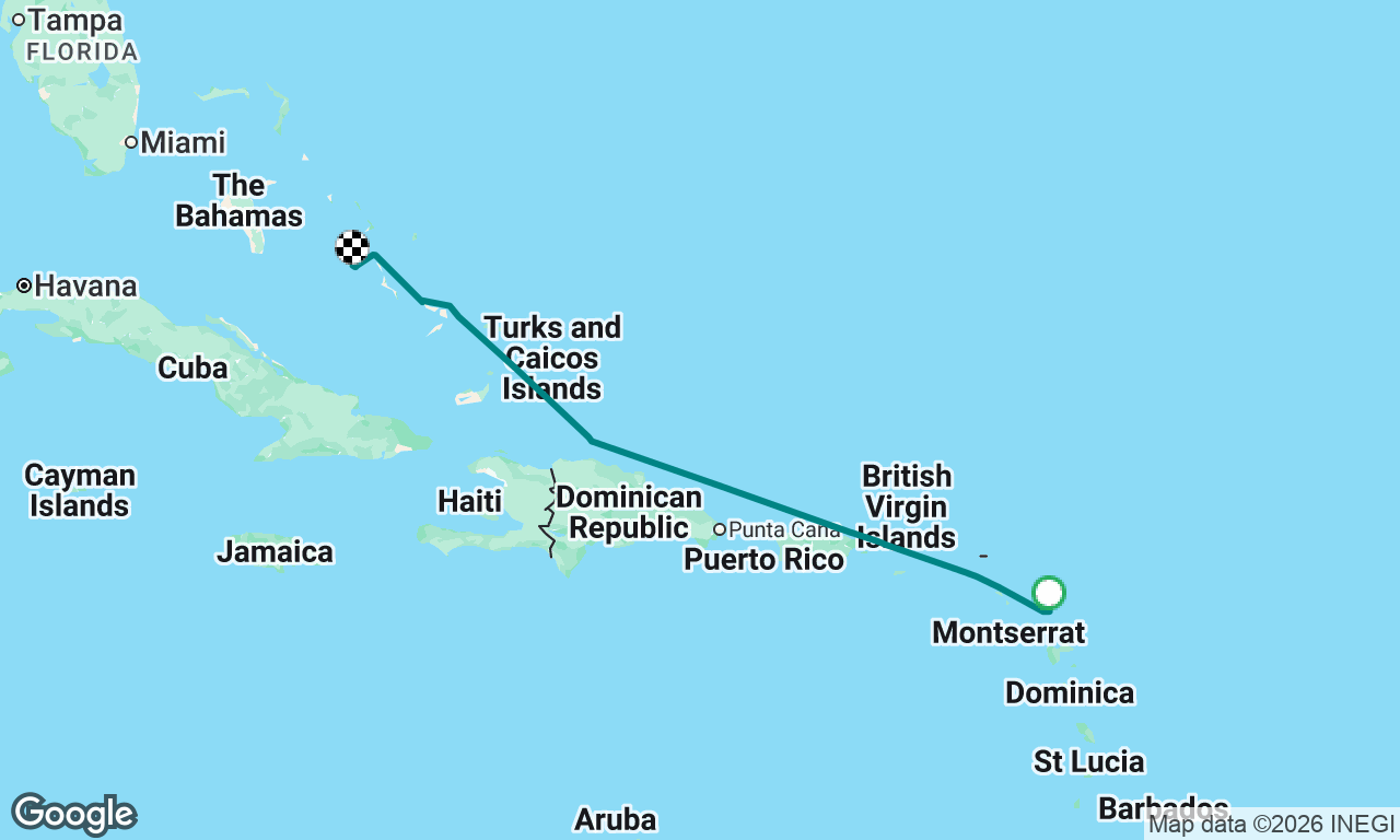 Voyage map