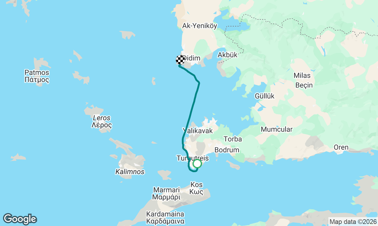 Akyarlar to Didim Leg