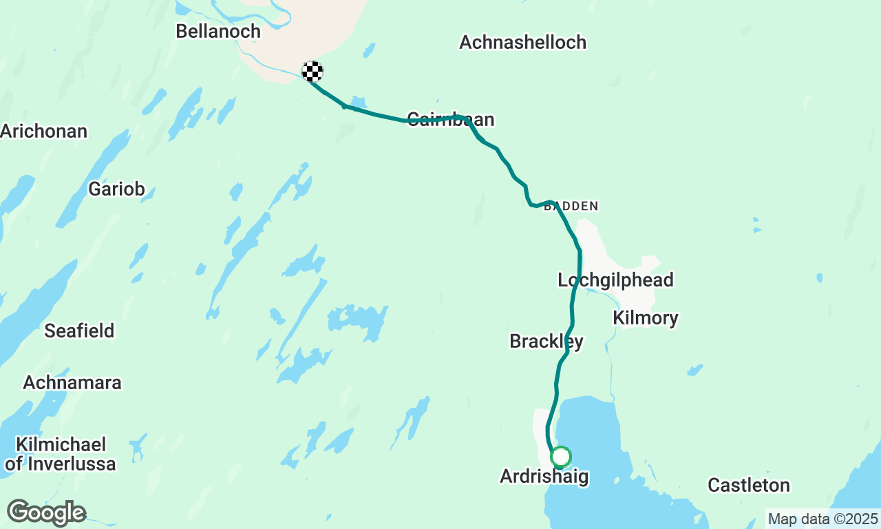 Ardrishaig to Dunardry