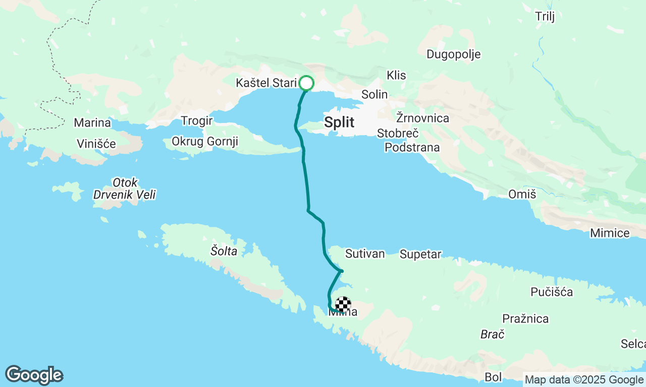Day 1 Croatia - Split to Milna
