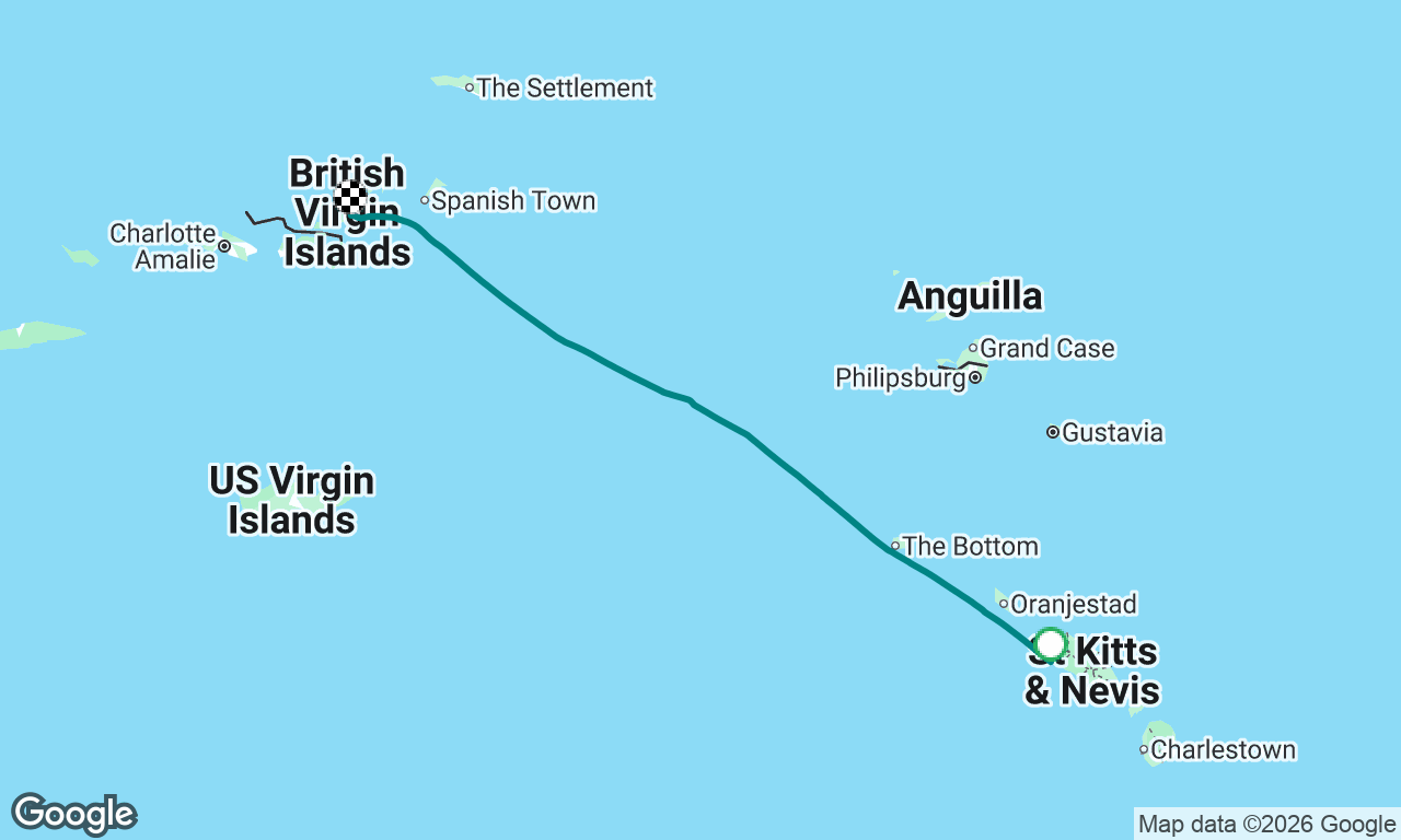 Voyage map