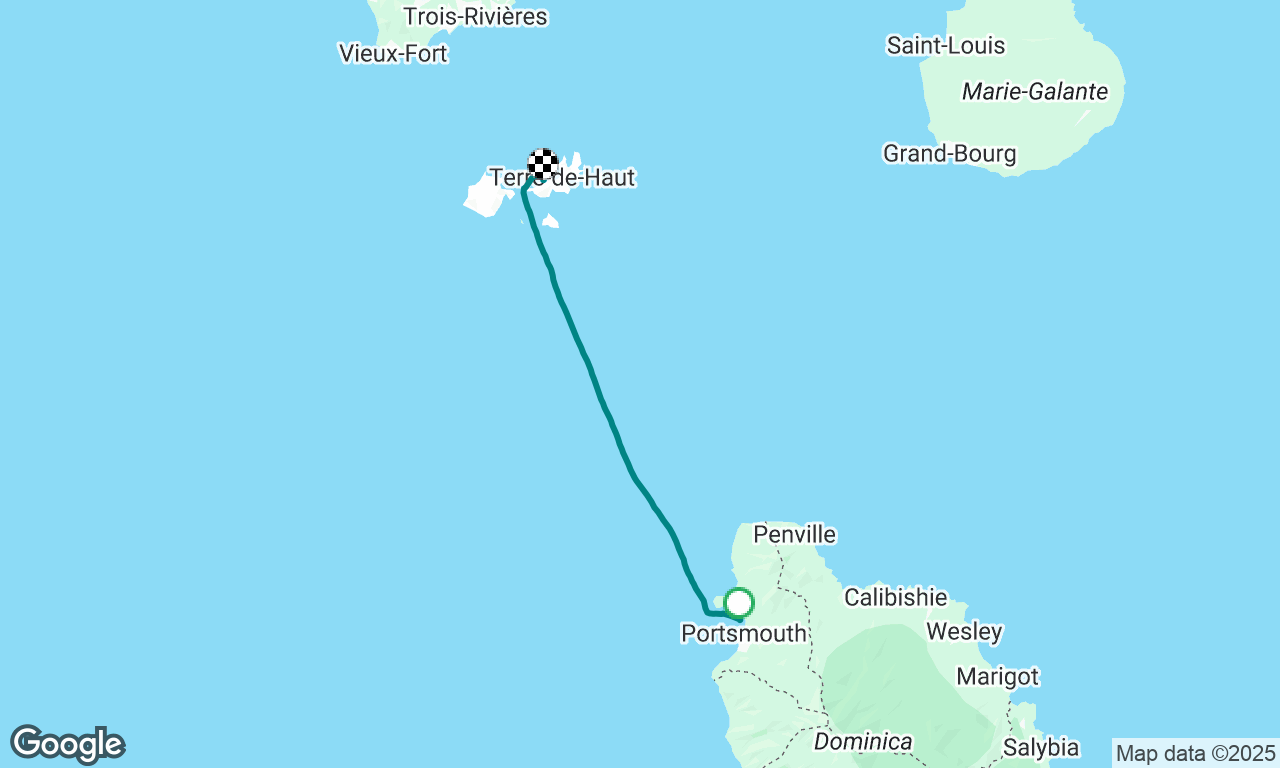 Portsmouth, Dominica to Les Saintes 