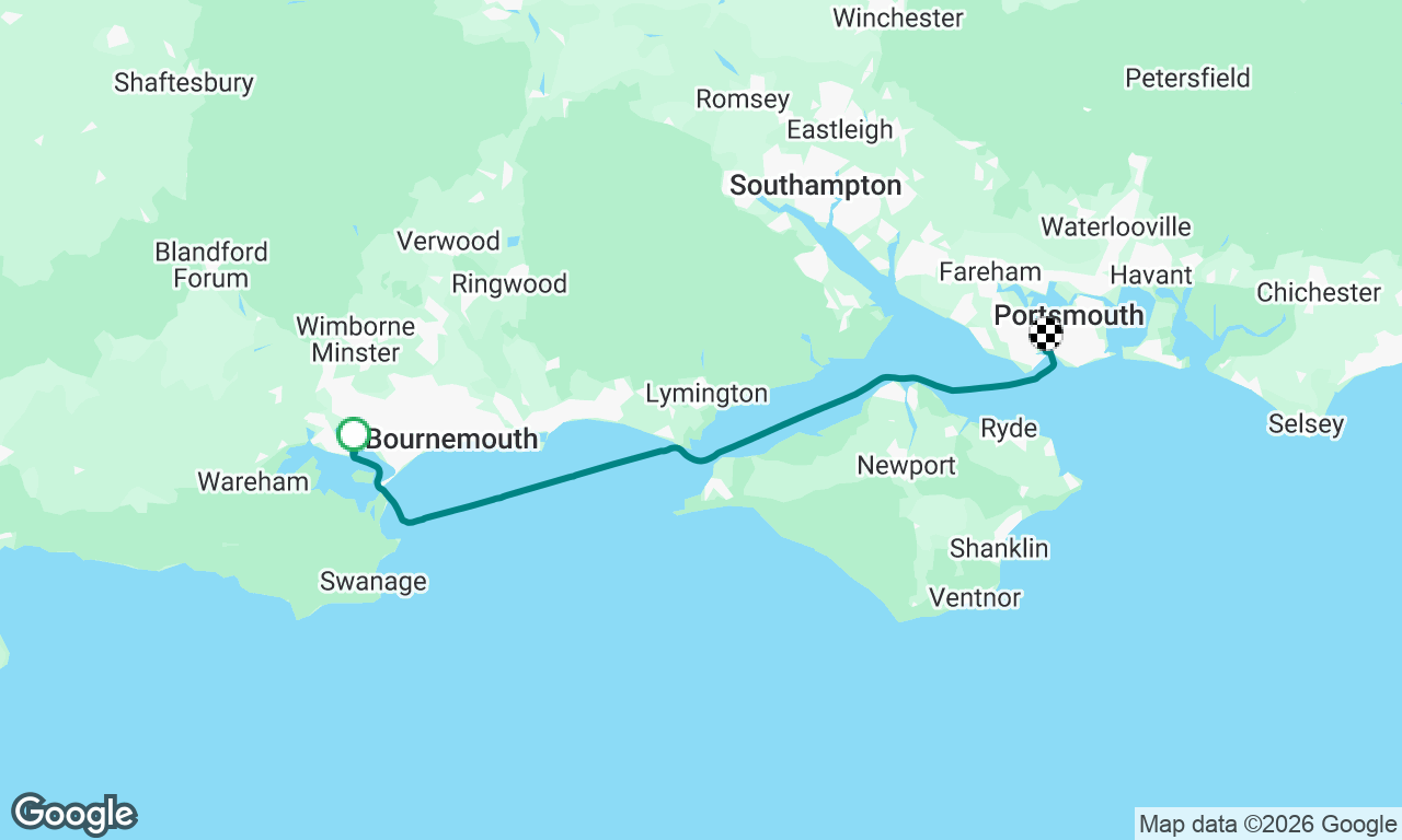 Poole to Gosport