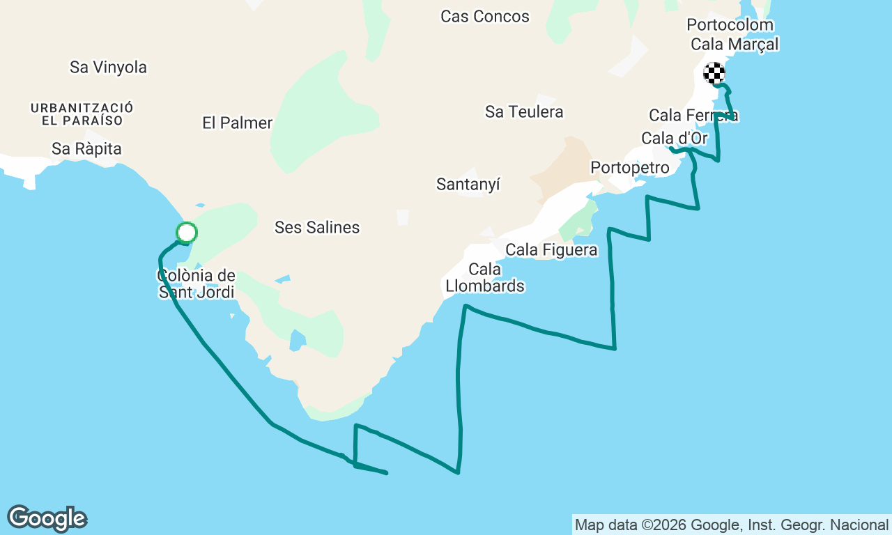 Voyage map