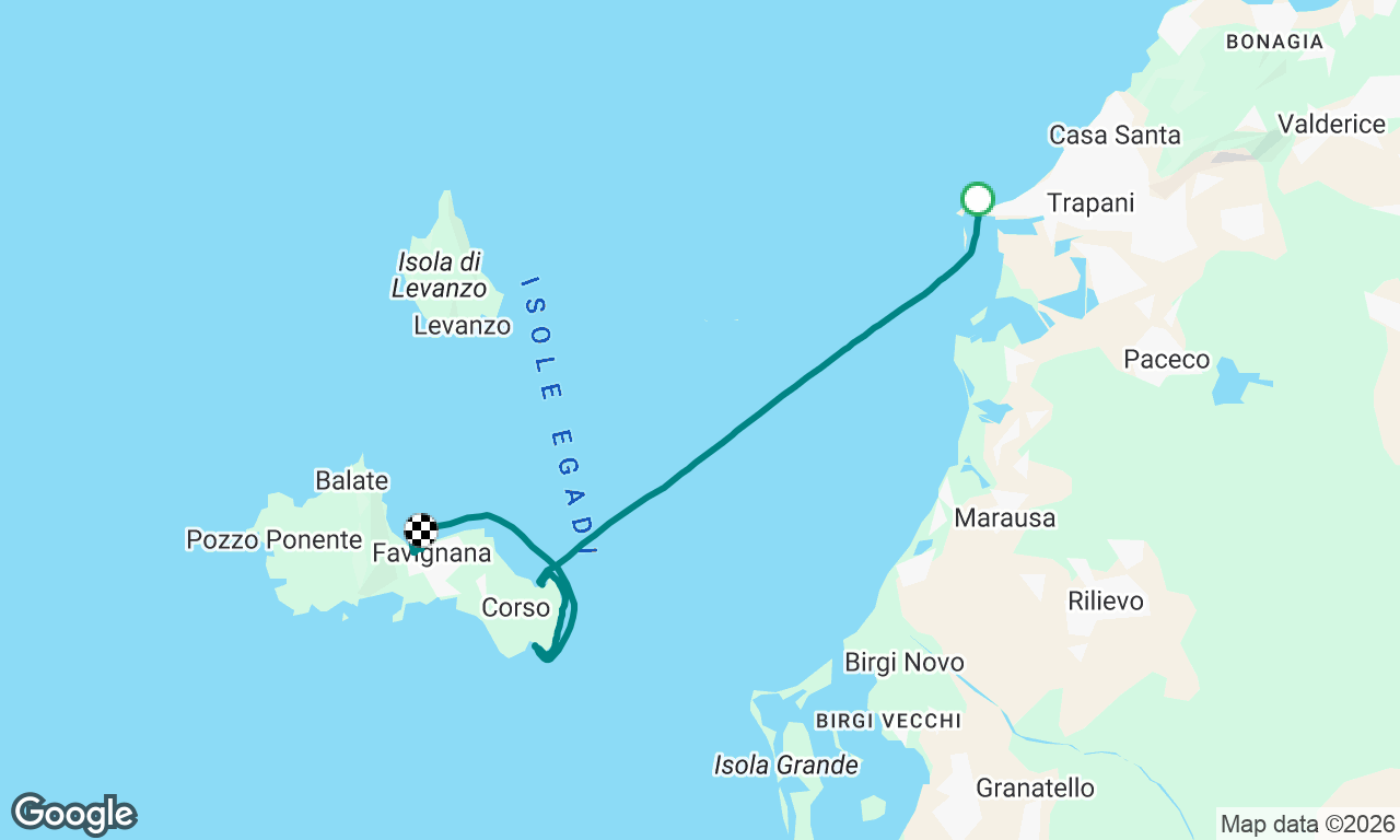 Trapani to Favignana 