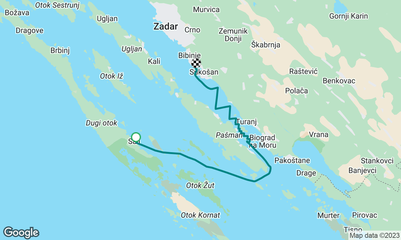Adriatic North Dalmatia Tour - leg 6