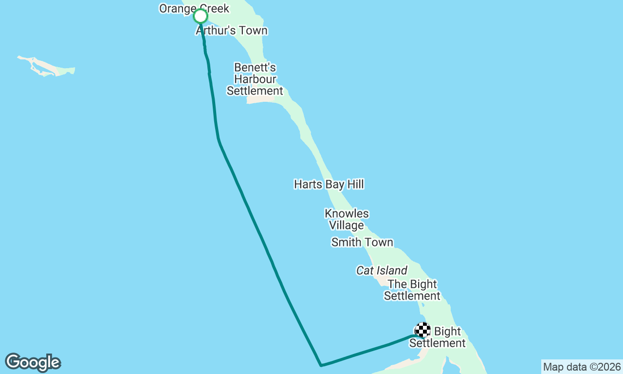 Cat island to old bight