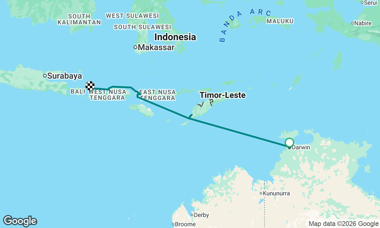 Voyage map