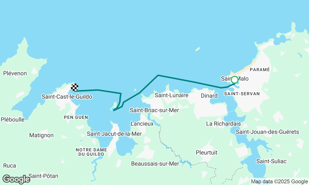 St Marlo - ile de Hebihens - st Cast