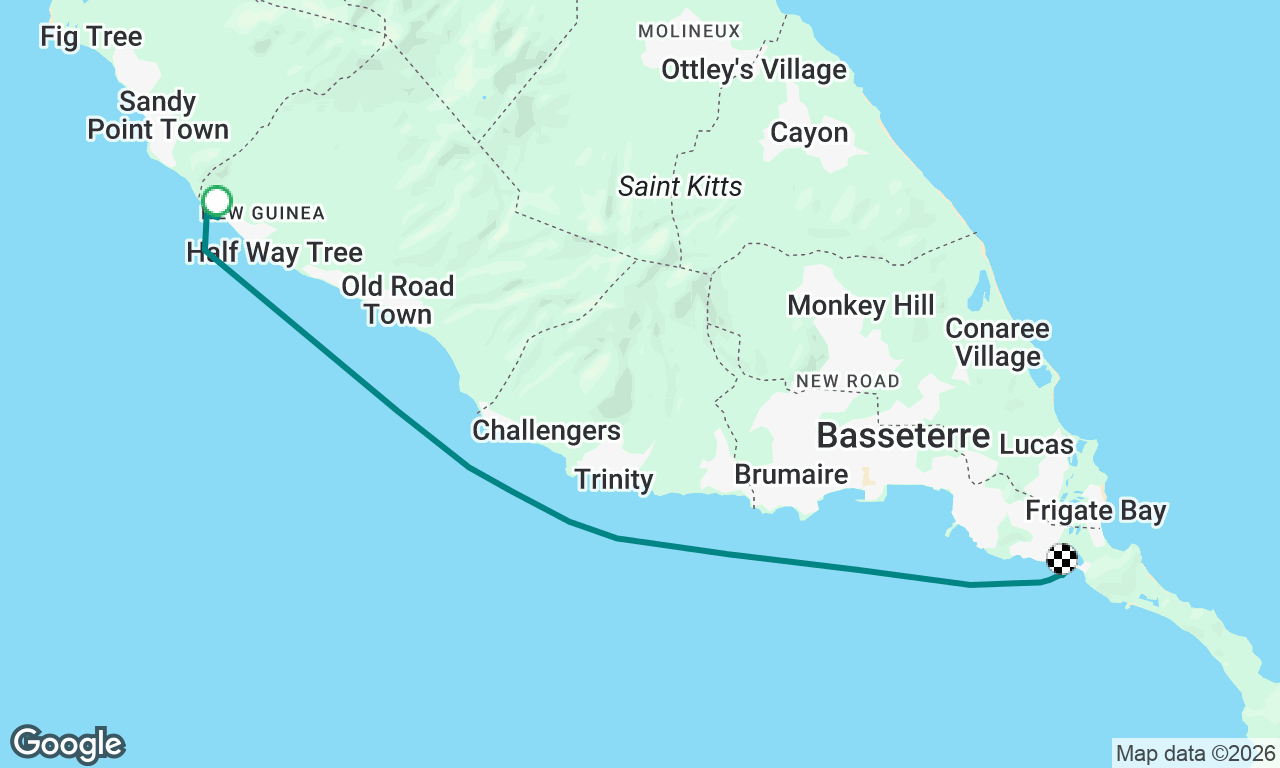 Voyage map