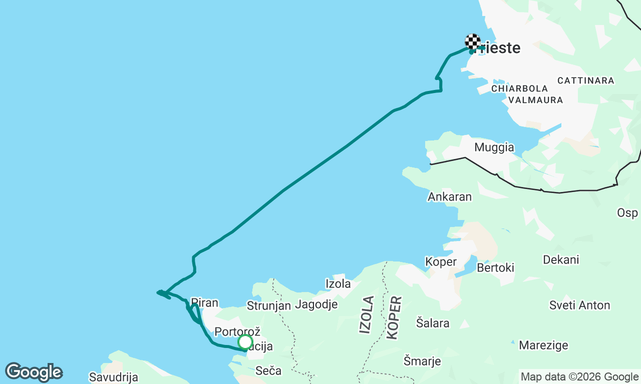 Barcolana practice sail 1