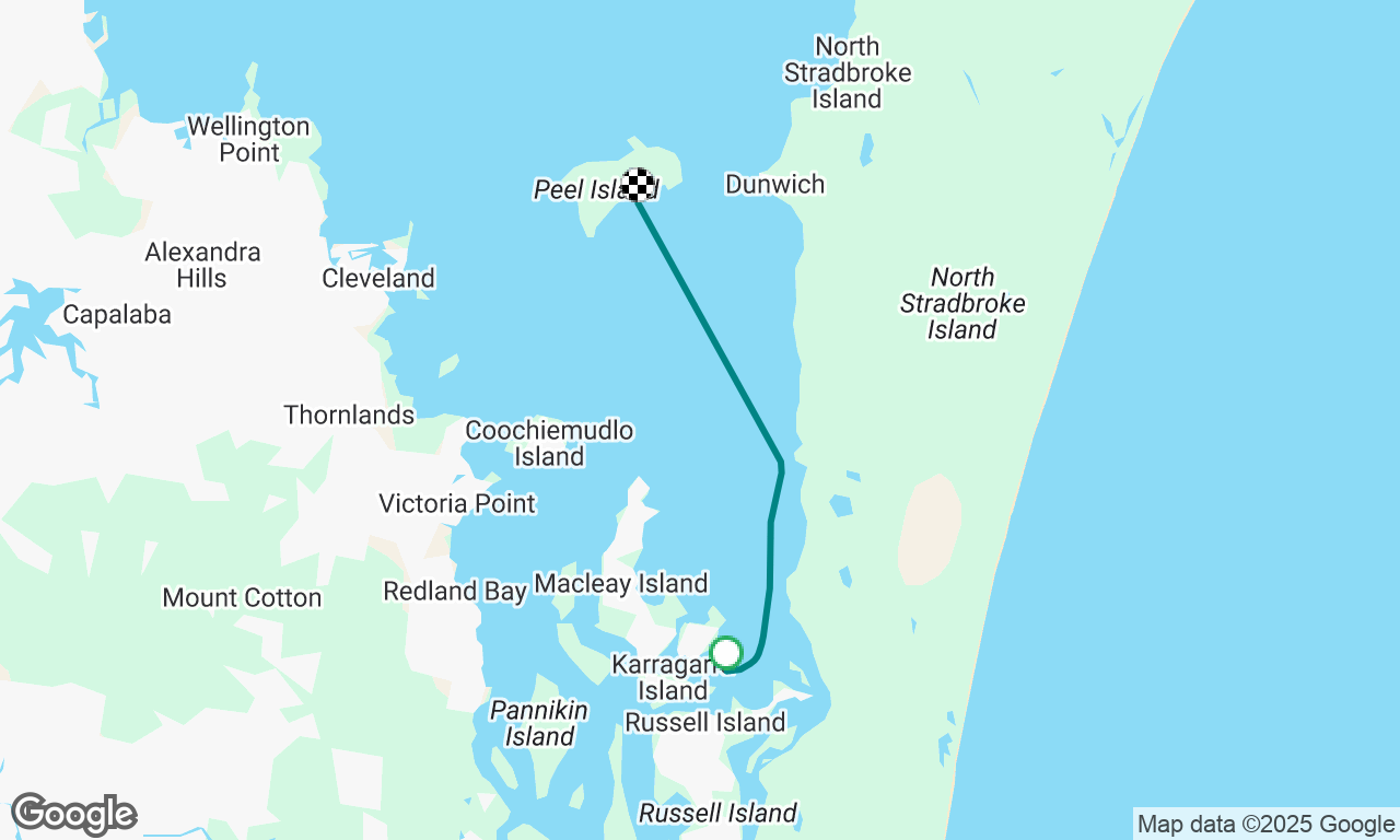 Russell Island to Peel Island 