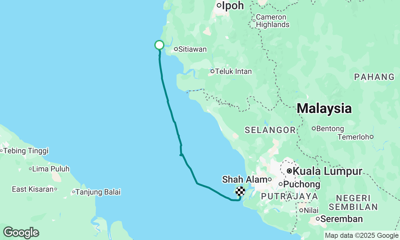 Pangkor to Klang 220625