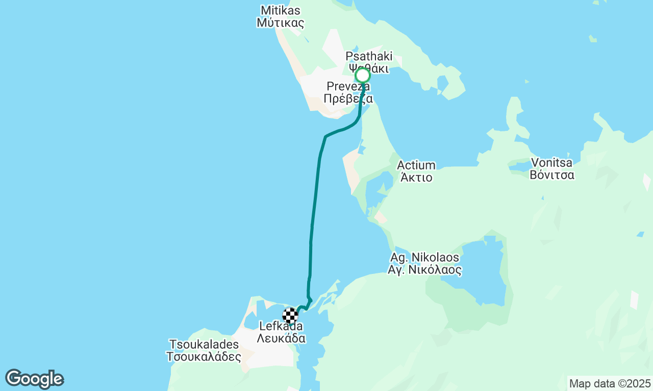 Preveza to Lefkada Town Wall