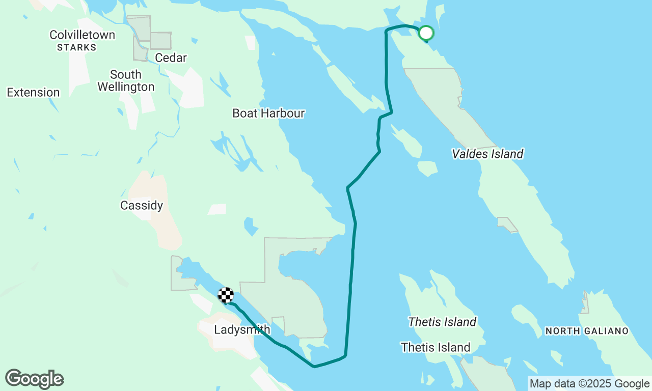 Kendrick Island to Ladysmith Marina