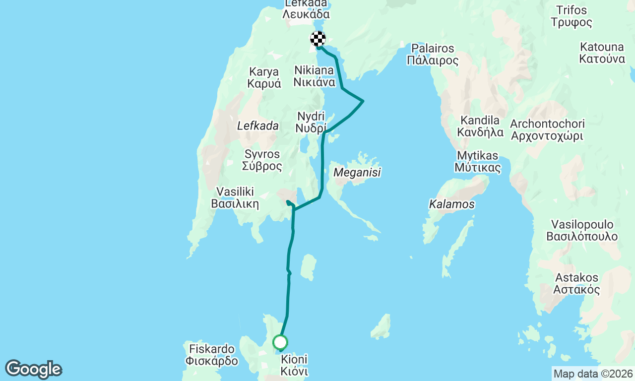 Voyage map