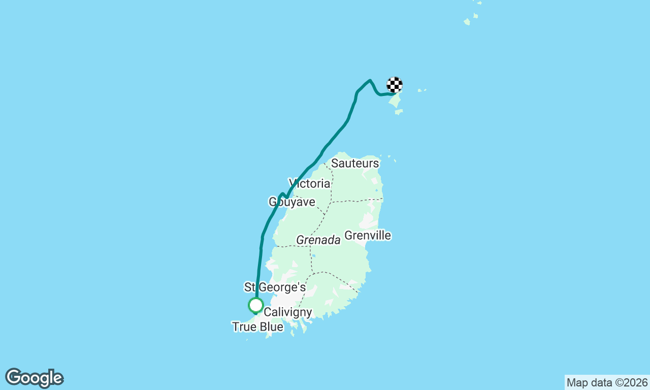 Grenada to Ronde Island