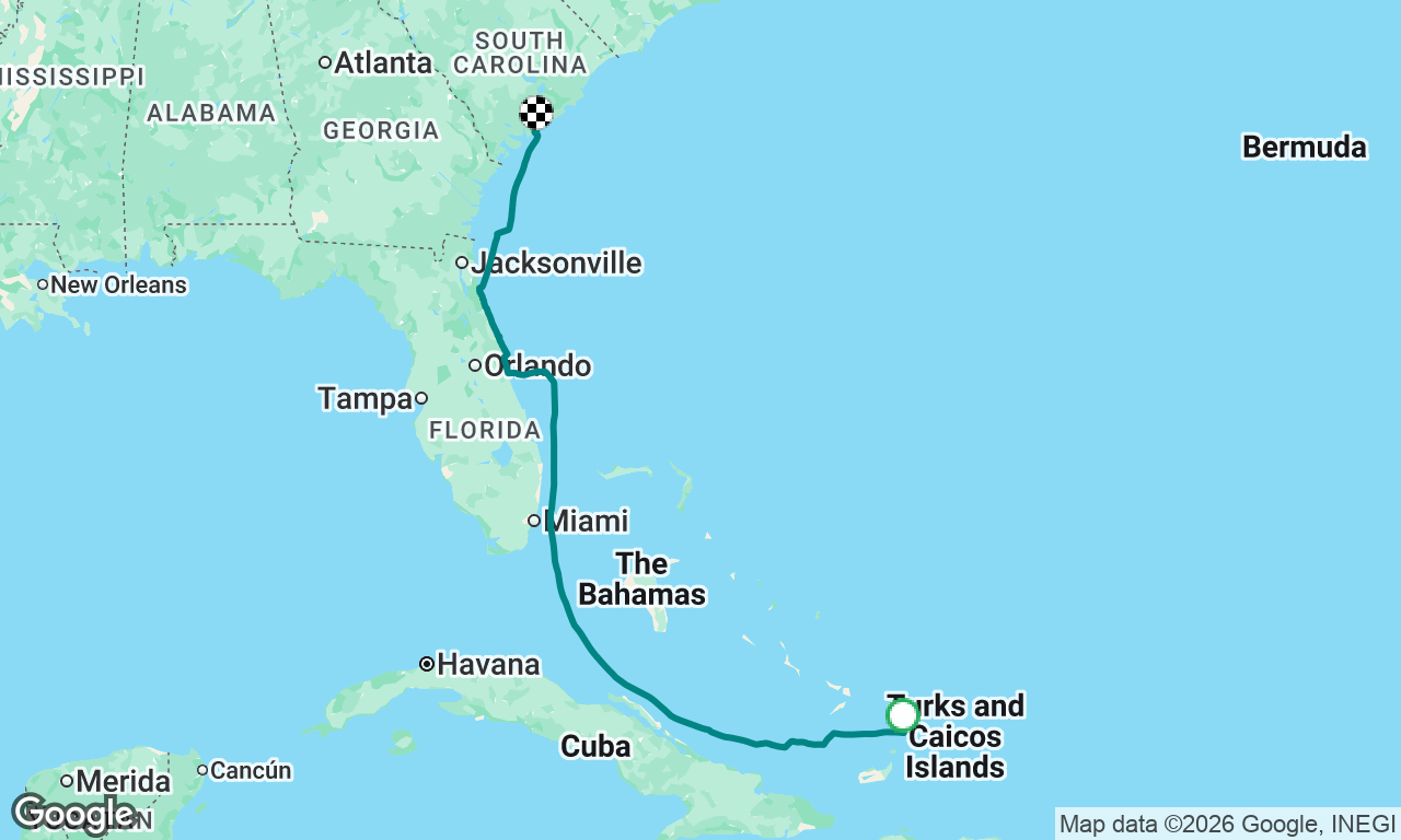 Voyage map