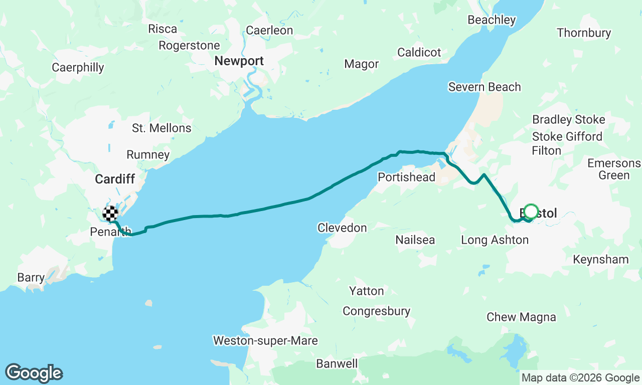 Bristol to Cardiff