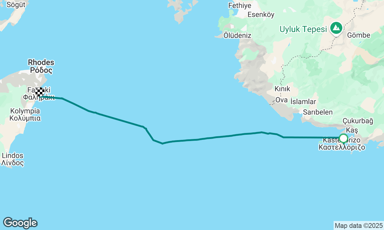 Kastellerizo—>Rhodos