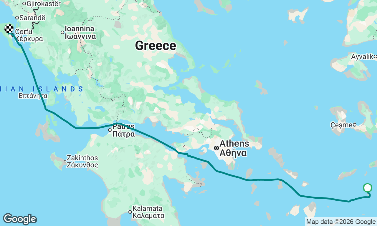 Didim to Corfu - Leg 2