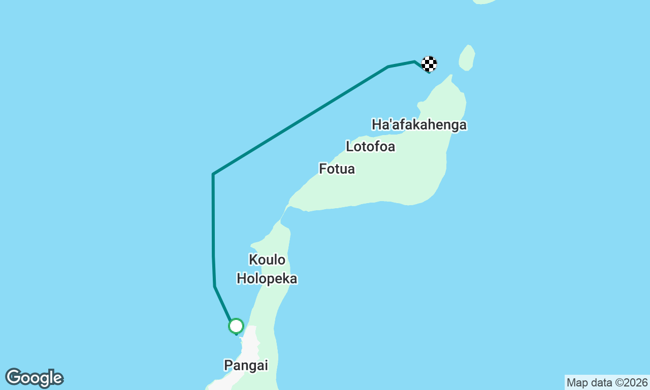 Pangai - Matafuona Resort anchorage