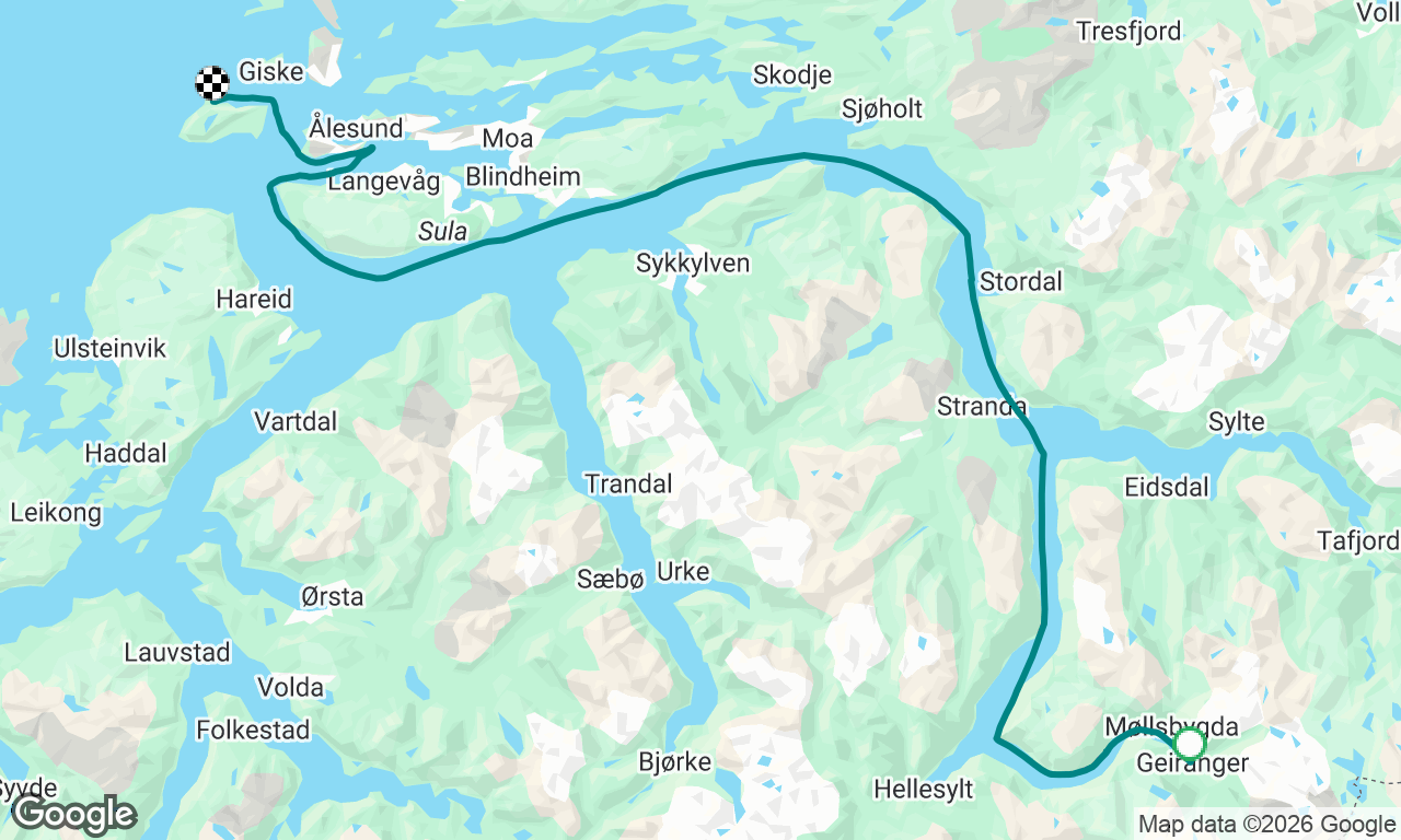 Voyage map