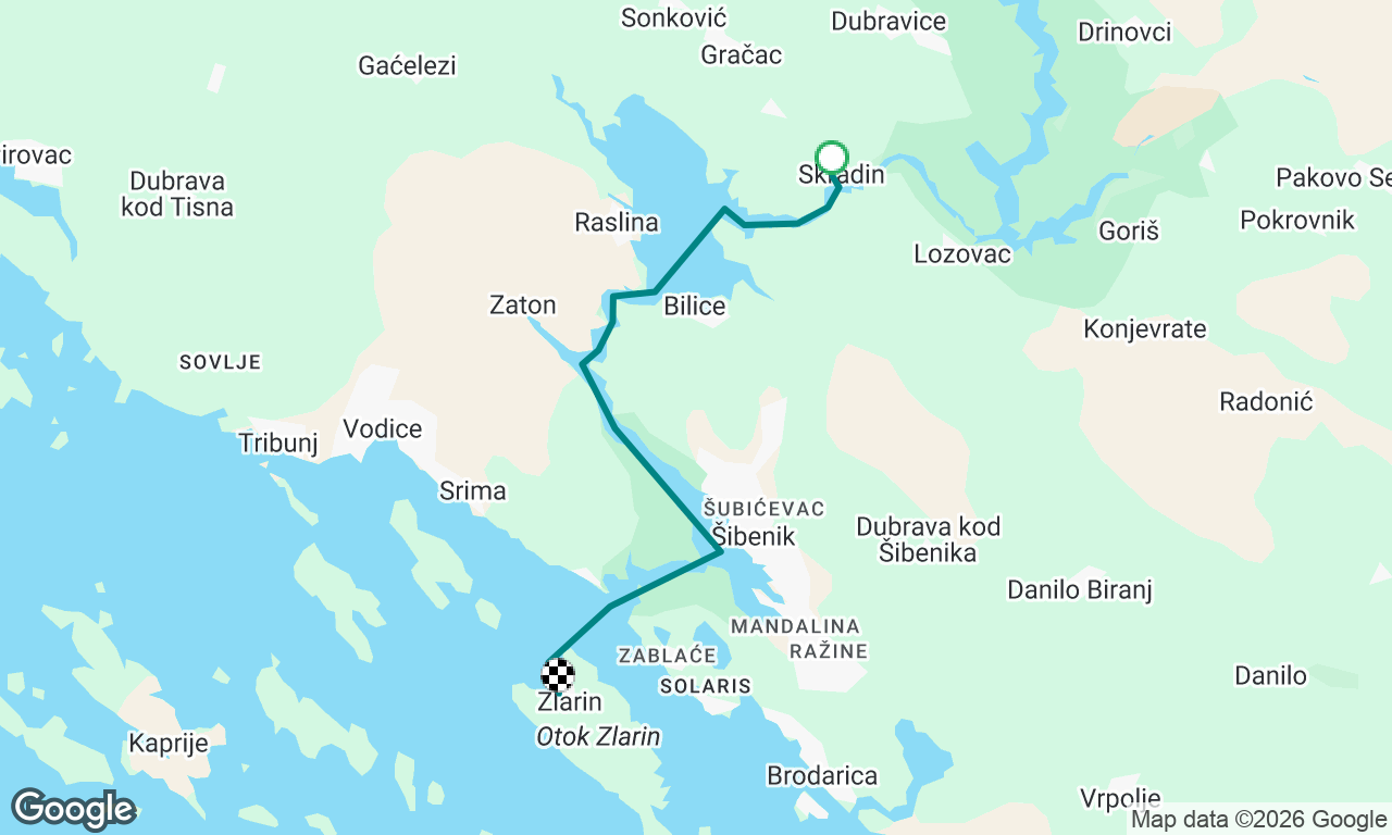 Voyage map