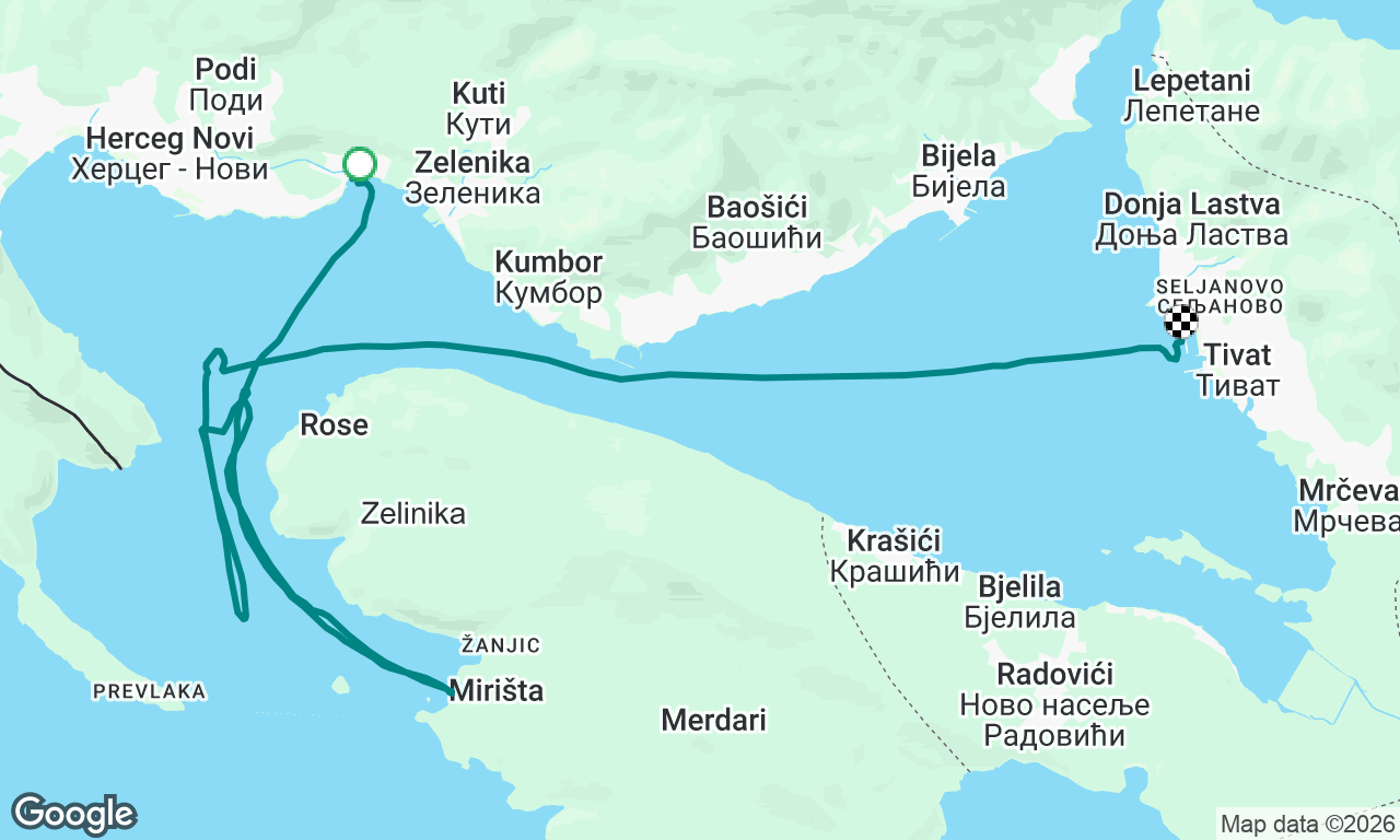 Voyage map