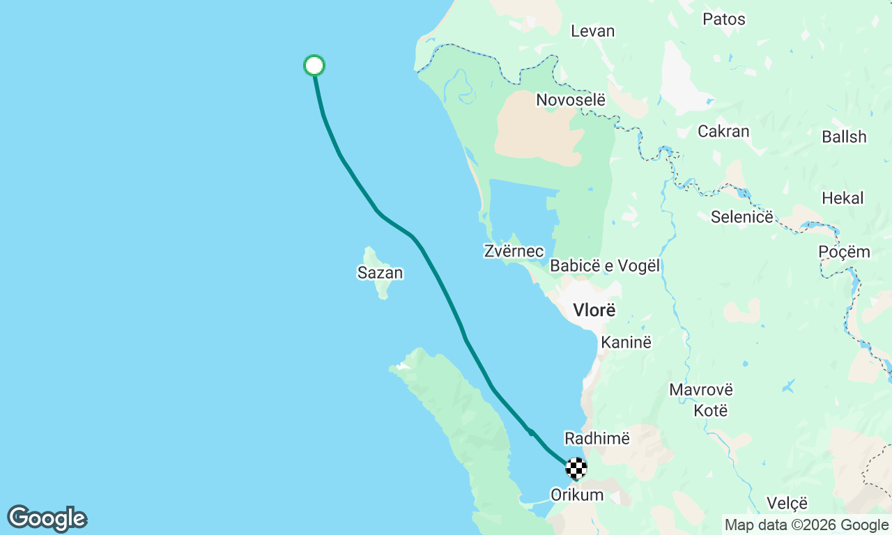 Voyage map