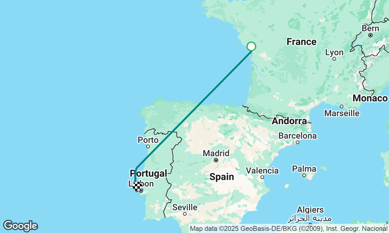 La Rochelle to Cascais